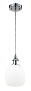 Belfast - 1 Light - 6 inch - Polished Chrome - Cord hung - Mini Pendant (516-1P-PC-G101)