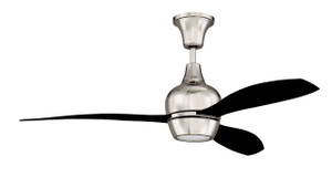 52" Bordeaux Ceiling Fan in Polished Nickel (BRD52PLN3-FB-UCI)