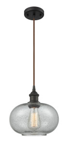 Gorham - 1 Light - 10 inch - Oil Rubbed Bronze - Cord hung - Mini Pendant (516-1P-OB-G247)