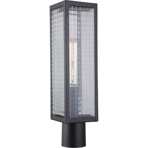 Deka 1 Light Large Outdoor Post Mount in Midnight (Z4525-MN-SC)