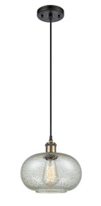 Gorham - 1 Light - 10 inch - Black Antique Brass - Cord hung - Mini Pendant (516-1P-BAB-G249)
