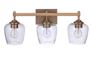 Stellen 3 Light Vanity in Satin Brass (12422SB3)