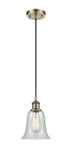 Hanover - 1 Light - 6 inch - Antique Brass - Cord hung - Mini Pendant (516-1P-AB-G2812-LED)