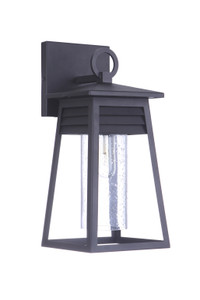 Becca 1 Light Small Outdoor Wall Lantern in Textured Black (ZA2704-TB)