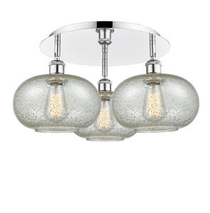 Gorham - 3 Light - 21 inch - Polished Chrome - Flush Mount (516-3C-PC-G249)