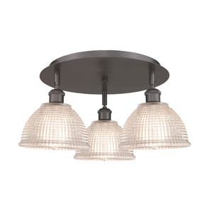 Arietta - 3 Light - 20 inch - Oil Rubbed Bronze - Flush Mount (516-3C-OB-G422)