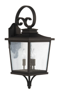 Tillman 3 Light Medium Outdoor Wall Lantern in Textured Black (ZA2914-TB)