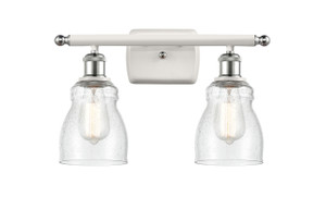 Ellery - 2 Light - 15 inch - White Polished Chrome - Bath Vanity Light (516-2W-WPC-G394)