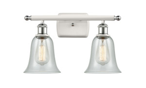 Hanover - 2 Light - 16 inch - White Polished Chrome - Bath Vanity Light (516-2W-WPC-G2812)