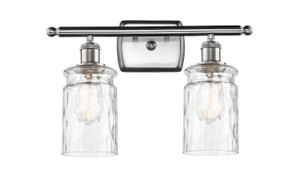 Candor - 2 Light - 15 inch - Brushed Satin Nickel - Bath Vanity Light (516-2W-SN-G352)