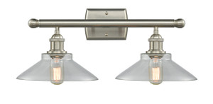 Orwell - 2 Light - 18 inch - Brushed Satin Nickel - Bath Vanity Light (516-2W-SN-G132-LED)
