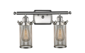 Bleecker - 2 Light - 14 inch - Brushed Satin Nickel - Bath Vanity Light (516-2W-SN-CE219)