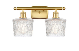 Niagara - 2 Light - 17 inch - Satin Gold - Bath Vanity Light (516-2W-SG-G402-LED)