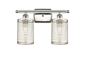 Nestbrook - 2 Light - 15 inch - Polished Nickel - Bath Vanity Light (516-2W-PN-M18-PN)