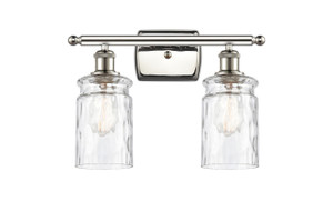 Candor - 2 Light - 15 inch - Polished Nickel - Bath Vanity Light (516-2W-PN-G352-LED)