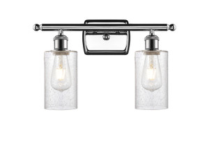 Clymer - 2 Light - 14 inch - Polished Chrome - Bath Vanity Light (516-2W-PC-G804)