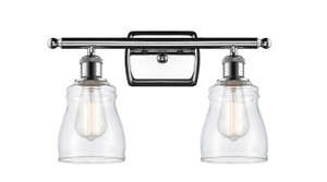 Ellery - 2 Light - 15 inch - Polished Chrome - Bath Vanity Light (516-2W-PC-G392)