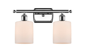 Cobbleskill - 2 Light - 15 inch - Polished Chrome - Bath Vanity Light (516-2W-PC-G111-LED)