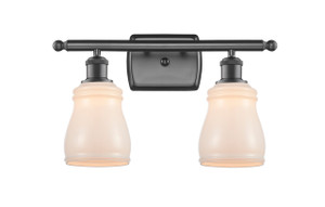 Ellery - 2 Light - 15 inch - Oil Rubbed Bronze - Bath Vanity Light (516-2W-OB-G391)
