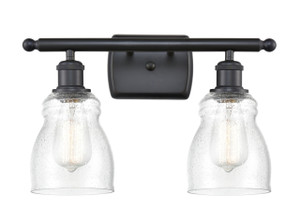 Ellery - 2 Light - 15 inch - Matte Black - Bath Vanity Light (516-2W-BK-G394)