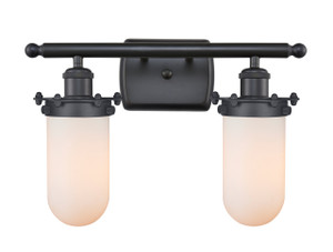 Kingsbury - 2 Light - 14 inch - Matte Black - Bath Vanity Light (516-2W-BK-CE231-W)