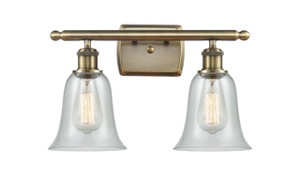 Hanover - 2 Light - 16 inch - Antique Brass - Bath Vanity Light (516-2W-AB-G2812)