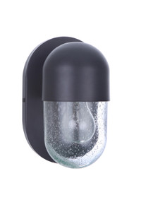 Malaya 1 Light Wall Sconce in Aged Bronze Brushed (54561-ABZ)