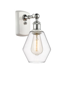 Cindyrella - 1 Light - 6 inch - White Polished Chrome - Sconce (516-1W-WPC-G652-6)