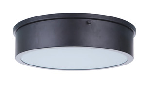 Fenn 1 Light 13" LED Flushmount in Flat Black (X6713-FB-LED)