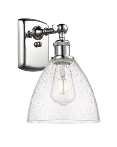 Bristol - 1 Light - 8 inch - Polished Chrome - Sconce (516-1W-PC-GBD-754)