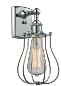 Muselet - 1 Light - 6 inch - Polished Chrome - Sconce (516-1W-PC-CE513)
