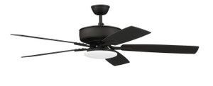Pro Plus 112 52" 5-Blade Ceiling Fan in Espresso w/ Espresso/Walnut Blades; Integrated Light Kit (P112ESP5-52ESPWLN)