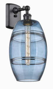 Vaz - 1 Light - 8 inch - Matte Black - Sconce (516-1W-BK-G557-8BL)