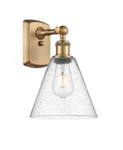 Berkshire - 1 Light - 8 inch - Brushed Brass - Sconce (516-1W-BB-GBC-84)