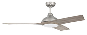 54" Beckham Ceiling Fan in Brushed Polished Nickel (BEK54BNK3)