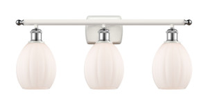 Eaton - 3 Light - 26 inch - White Polished Chrome - Bath Vanity Light (516-3W-WPC-G81-LED)
