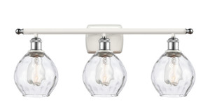 Waverly - 3 Light - 26 inch - White Polished Chrome - Bath Vanity Light (516-3W-WPC-G362-LED)
