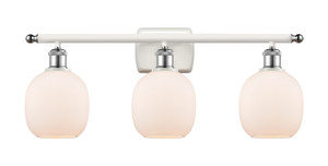 Belfast - 3 Light - 26 inch - White Polished Chrome - Bath Vanity Light (516-3W-WPC-G101)