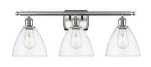 Bristol - 3 Light - 28 inch - Brushed Satin Nickel - Bath Vanity Light (516-3W-SN-GBD-752)