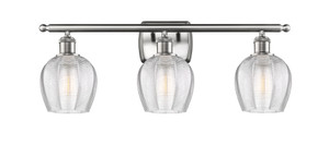 Norfolk - 3 Light - 26 inch - Brushed Satin Nickel - Bath Vanity Light (516-3W-SN-G462-6-LED)