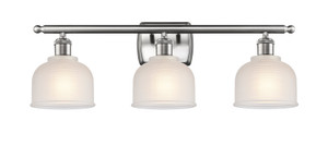 Dayton - 3 Light - 26 inch - Brushed Satin Nickel - Bath Vanity Light (516-3W-SN-G411-LED)