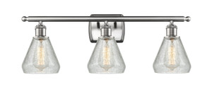 Conesus - 3 Light - 26 inch - Brushed Satin Nickel - Bath Vanity Light (516-3W-SN-G275-LED)