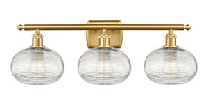 Ithaca - 3 Light - 28 inch - Satin Gold - Bath Vanity Light (516-3W-SG-G555-8CL)
