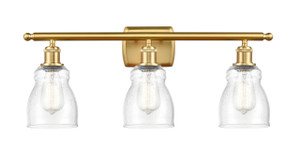 Ellery - 3 Light - 25 inch - Satin Gold - Bath Vanity Light (516-3W-SG-G394)