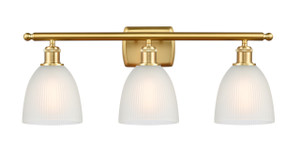 Castile - 3 Light - 26 inch - Satin Gold - Bath Vanity Light (516-3W-SG-G381)