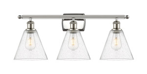 Berkshire - 3 Light - 28 inch - Polished Nickel - Bath Vanity Light (516-3W-PN-GBC-84)