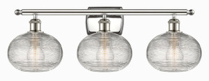 Ithaca - 3 Light - 28 inch - Polished Nickel - Bath Vanity Light (516-3W-PN-G555-8CL)