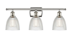 Castile - 3 Light - 26 inch - Polished Nickel - Bath Vanity Light (516-3W-PN-G382-LED)
