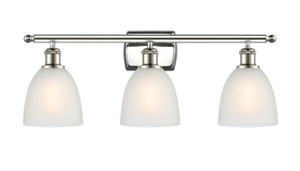 Castile - 3 Light - 26 inch - Polished Nickel - Bath Vanity Light (516-3W-PN-G381)