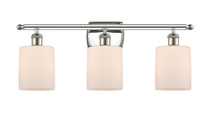 Cobbleskill - 3 Light - 25 inch - Polished Nickel - Bath Vanity Light (516-3W-PN-G111-LED)